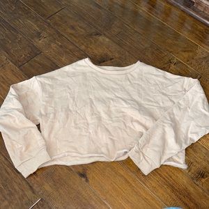 Target size medium crop sleep sweater